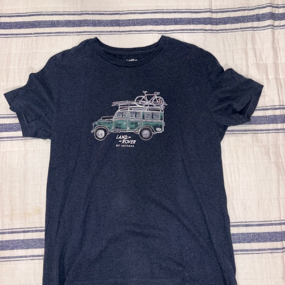 Fat Face Navy Graphic Tee